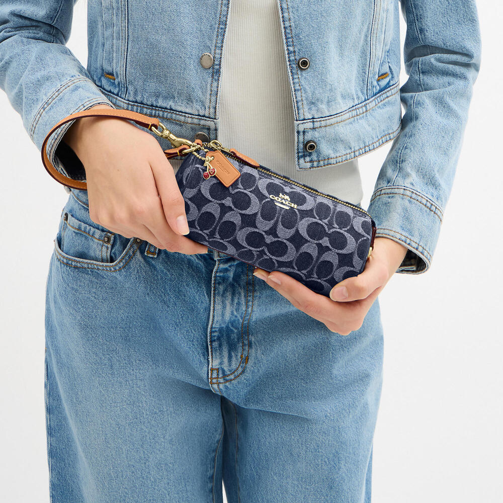Nolita Barrel Bag In Signature Denim SOLD OUT EVERYWHERE